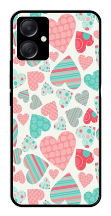 Hearts Pattern Metal Mobile Case for Samsung Galaxy A05