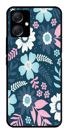 Flower Leaves Design Metal Mobile Case for Samsung Galaxy A05