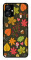 Leaves Design Metal Mobile Case for Samsung Galaxy A05   (Design No -51)