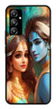 Lord Radha Krishna Metal Mobile Case for Samsung Galaxy A05s   (Design No -01)