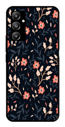 Floral Pattern Metal Mobile Case for Samsung Galaxy A05s