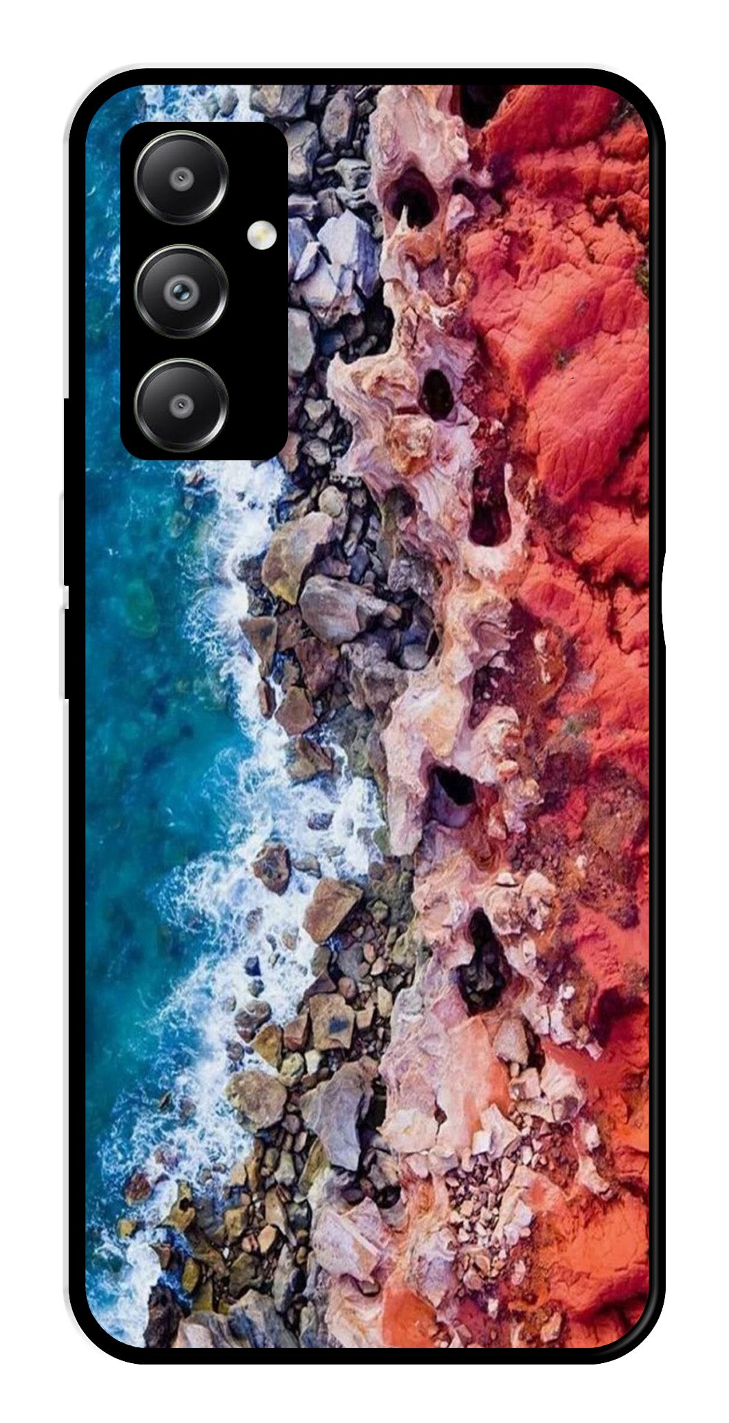 Sea Shore Metal Mobile Case for Samsung Galaxy A05s   (Design No -18)