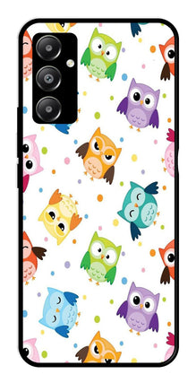 Owls Pattern Metal Mobile Case for Samsung Galaxy A05s