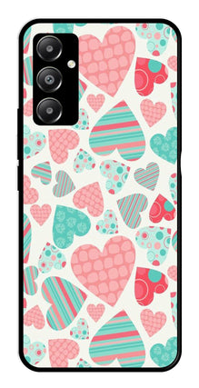 Hearts Pattern Metal Mobile Case for Samsung Galaxy A05s
