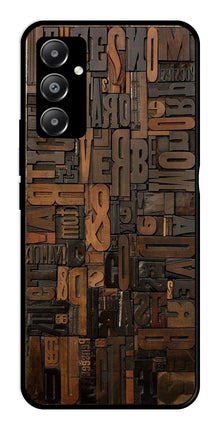 Alphabets Metal Mobile Case for Samsung Galaxy A05s
