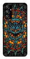 Owl Pattern Metal Mobile Case for Samsung Galaxy A05s   (Design No -42)