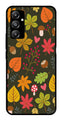 Leaves Design Metal Mobile Case for Samsung Galaxy A05s   (Design No -51)