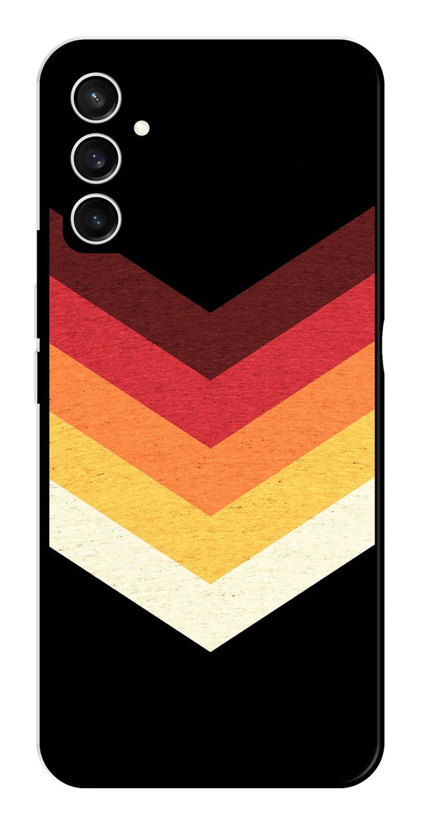 MultiColor Arrow Metal Mobile Case for Samsung Galaxy S23 FE   (Design No -04)