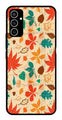 Leafs Design Metal Mobile Case for Samsung Galaxy S23 FE   (Design No -14)
