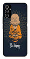 Be Happy Metal Mobile Case for Samsung Galaxy S23 FE   (Design No -27)