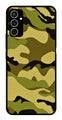 Army Pattern Metal Mobile Case for Samsung Galaxy S23 FE   (Design No -35)