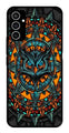 Owl Pattern Metal Mobile Case for Samsung Galaxy S23 FE   (Design No -42)