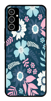 Flower Leaves Design Metal Mobile Case for Samsung Galaxy S23 FE