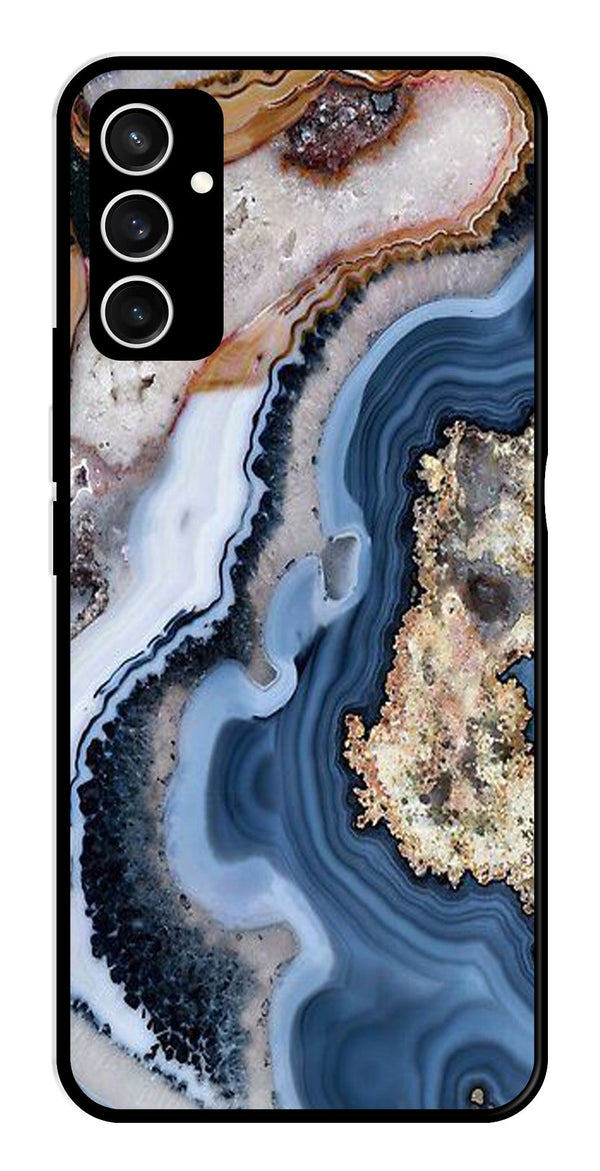Marble Design Metal Mobile Case for Samsung Galaxy S23 FE   (Design No -53)