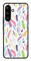 Colorful Feathers Metal Mobile Case for Samsung Galaxy S24 5G   (Design No -06)