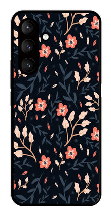 Floral Pattern Metal Mobile Case for Samsung Galaxy S24 5G