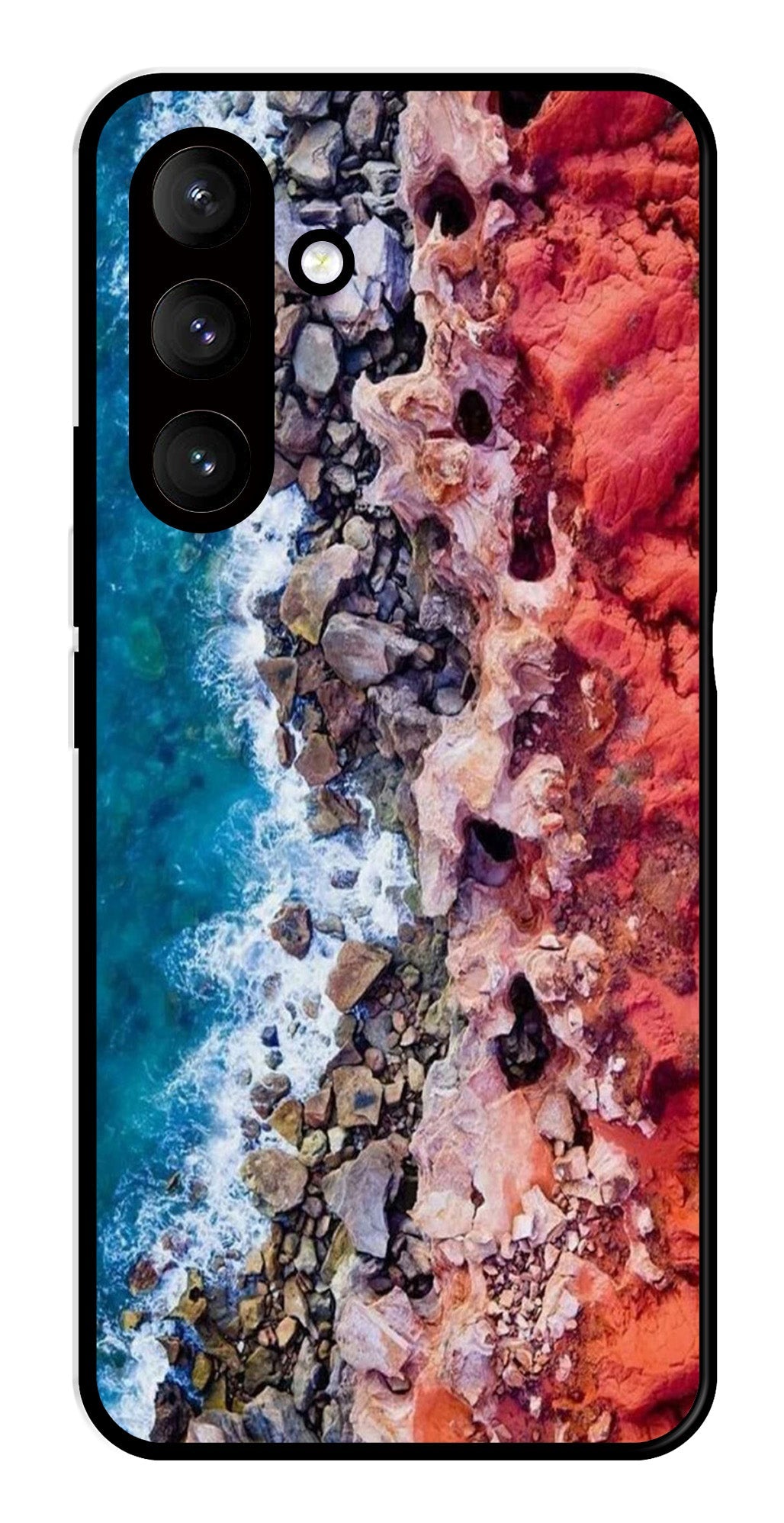 Sea Shore Metal Mobile Case for Samsung Galaxy S24 5G   (Design No -18)