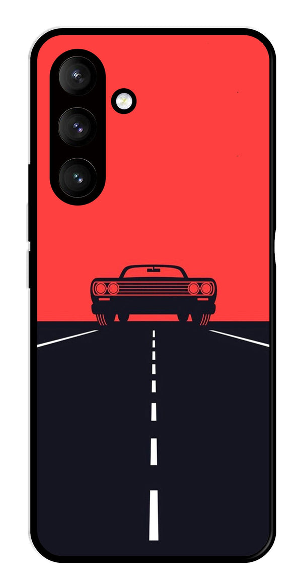 Car Lover Metal Mobile Case for Samsung Galaxy S24 5G   (Design No -21)
