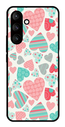 Hearts Pattern Metal Mobile Case for Samsung Galaxy S24 5G