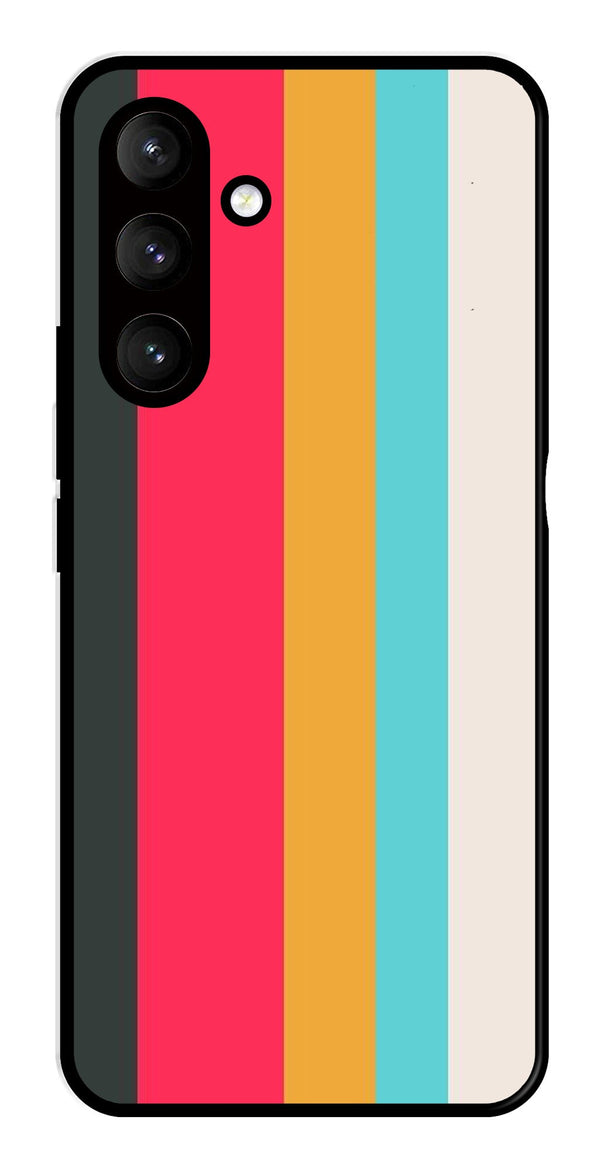 Muted Rainbow Metal Mobile Case for Samsung Galaxy S24 Plus 5G   (Design No -31)