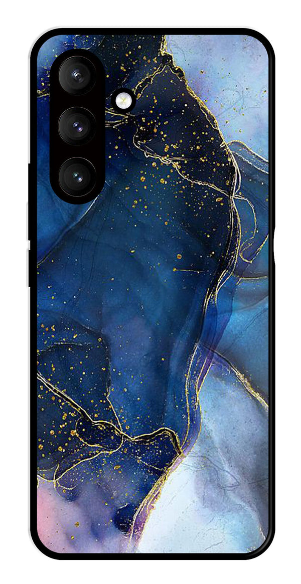 Blue Marble Metal Mobile Case for Samsung Galaxy S24 Plus 5G   (Design No -34)
