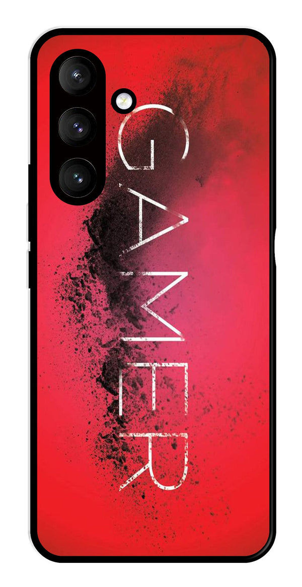 Gamer Pattern Metal Mobile Case for Samsung Galaxy S24 5G   (Design No -41)