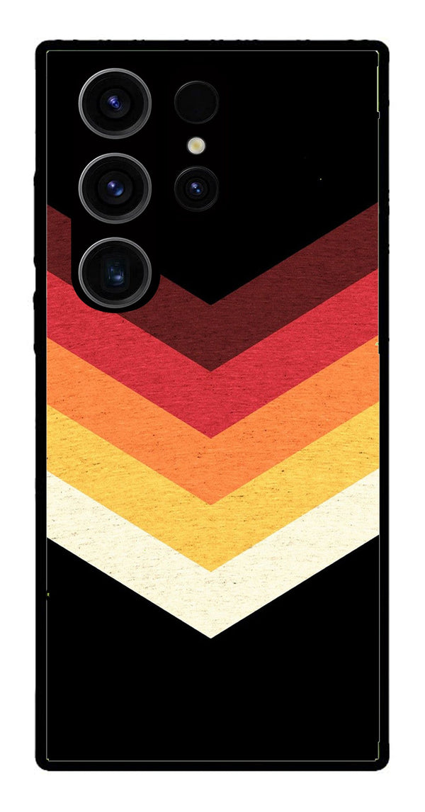 MultiColor Arrow Metal Mobile Case for Samsung Galaxy S24 Ultra 5G   (Design No -04)