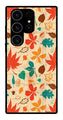 Leafs Design Metal Mobile Case for Samsung Galaxy S24 Ultra 5G   (Design No -14)