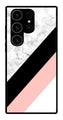 Marble Design Metal Mobile Case for Samsung Galaxy S24 Ultra 5G   (Design No -24)
