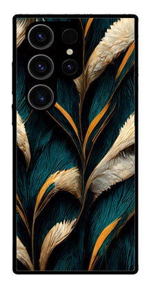 Feathers Metal Mobile Case for Samsung Galaxy S24 Ultra 5G