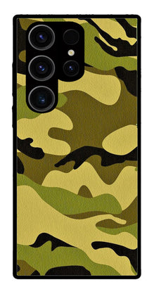 Army Pattern Metal Mobile Case for Samsung Galaxy S24 Ultra 5G
