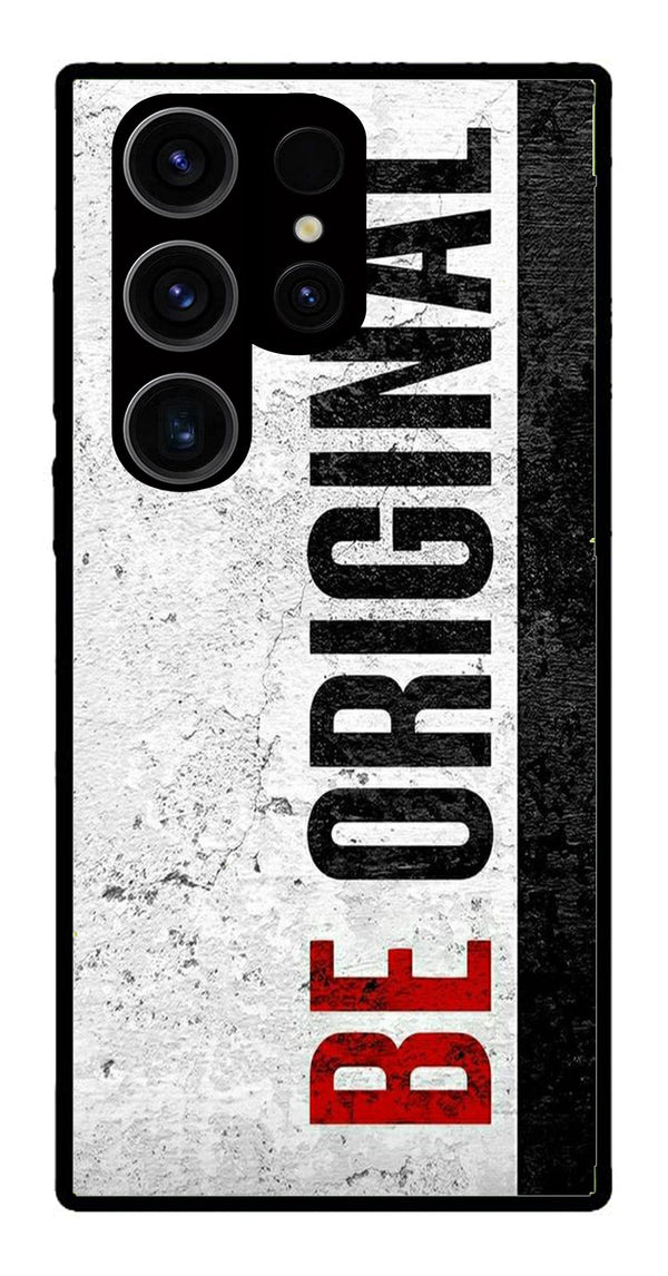 Be Original Metal Mobile Case for Samsung Galaxy S24 Ultra 5G   (Design No -38)