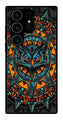 Owl Pattern Metal Mobile Case for Samsung Galaxy S24 Ultra 5G   (Design No -42)