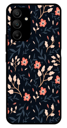 Floral Pattern Metal Mobile Case for Samsung Galaxy A15 5G