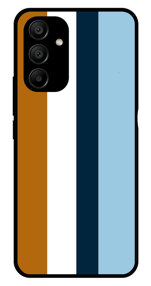 MultiColor Pattern Metal Mobile Case for Samsung Galaxy A15 5G   (Design No -17)