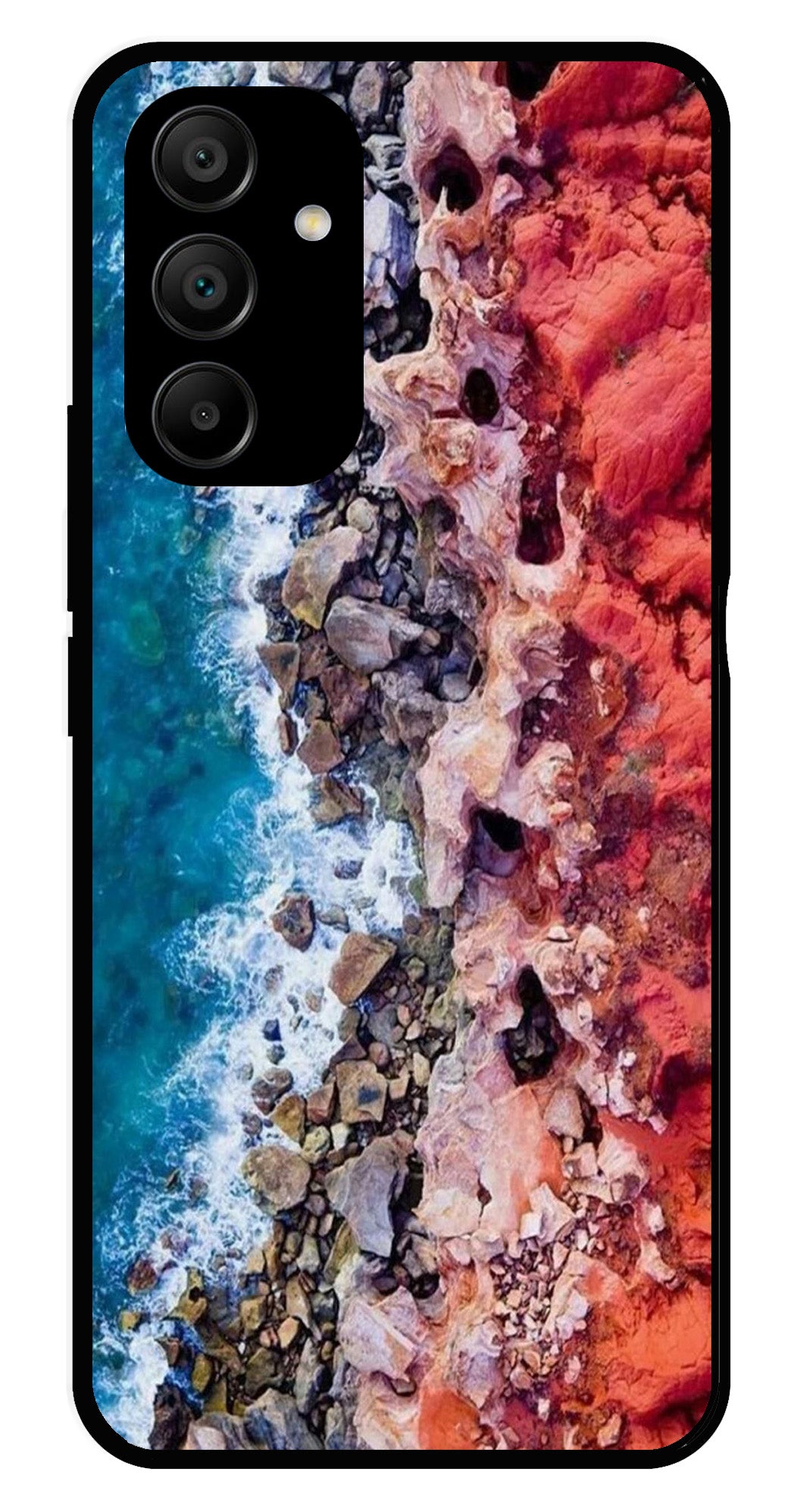 Sea Shore Metal Mobile Case for Samsung Galaxy A25 5G   (Design No -18)