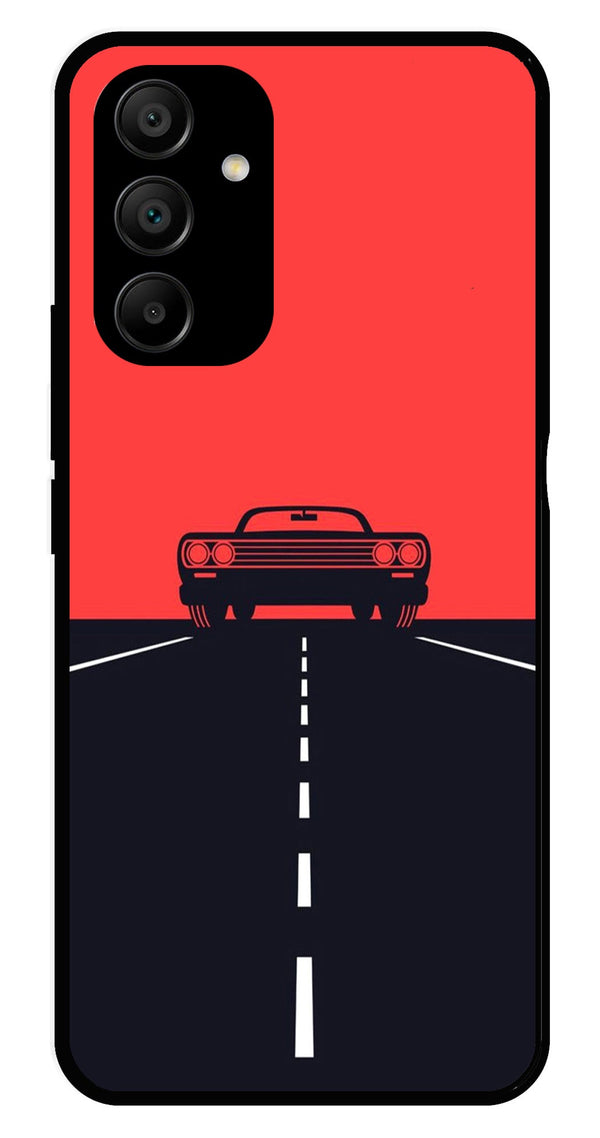 Car Lover Metal Mobile Case for Samsung Galaxy A25 5G   (Design No -21)