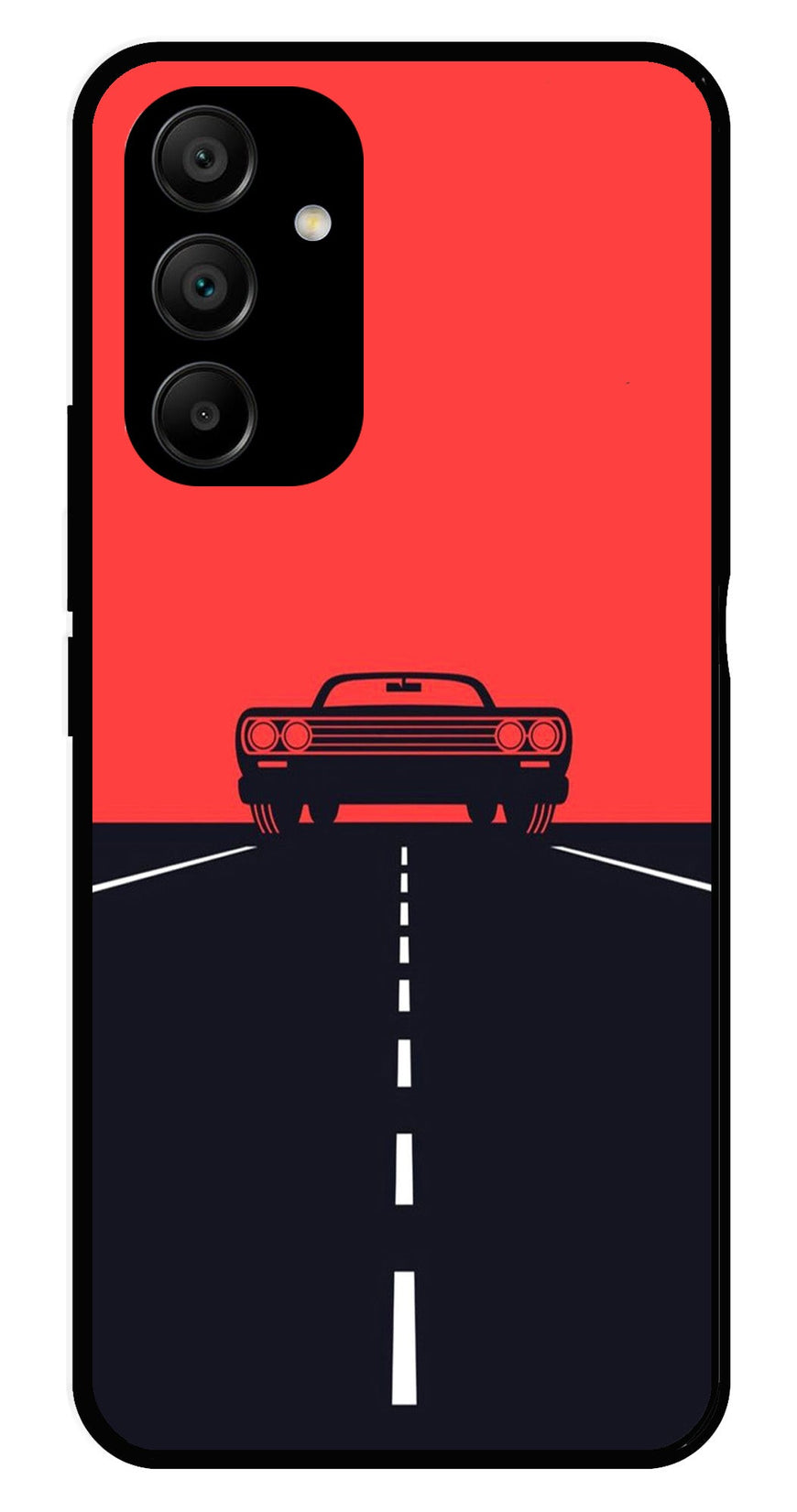 Car Lover Metal Mobile Case for Samsung Galaxy A25 5G   (Design No -21)