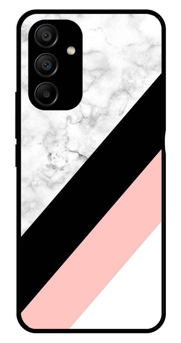 Marble Design Metal Mobile Case for Samsung Galaxy A25 5G   (Design No -24)