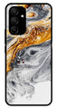 Marble Pattern Metal Mobile Case for Samsung Galaxy A15 5G   (Design No -36)