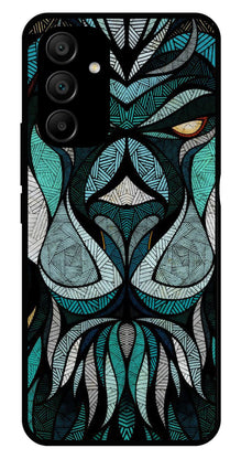 Lion Pattern Metal Mobile Case for Samsung Galaxy A25 5G