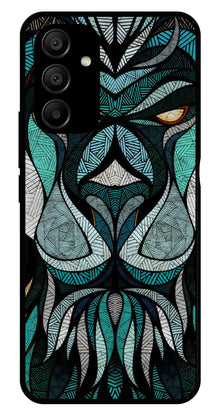 Lion Pattern Metal Mobile Case for Samsung Galaxy A15 5G
