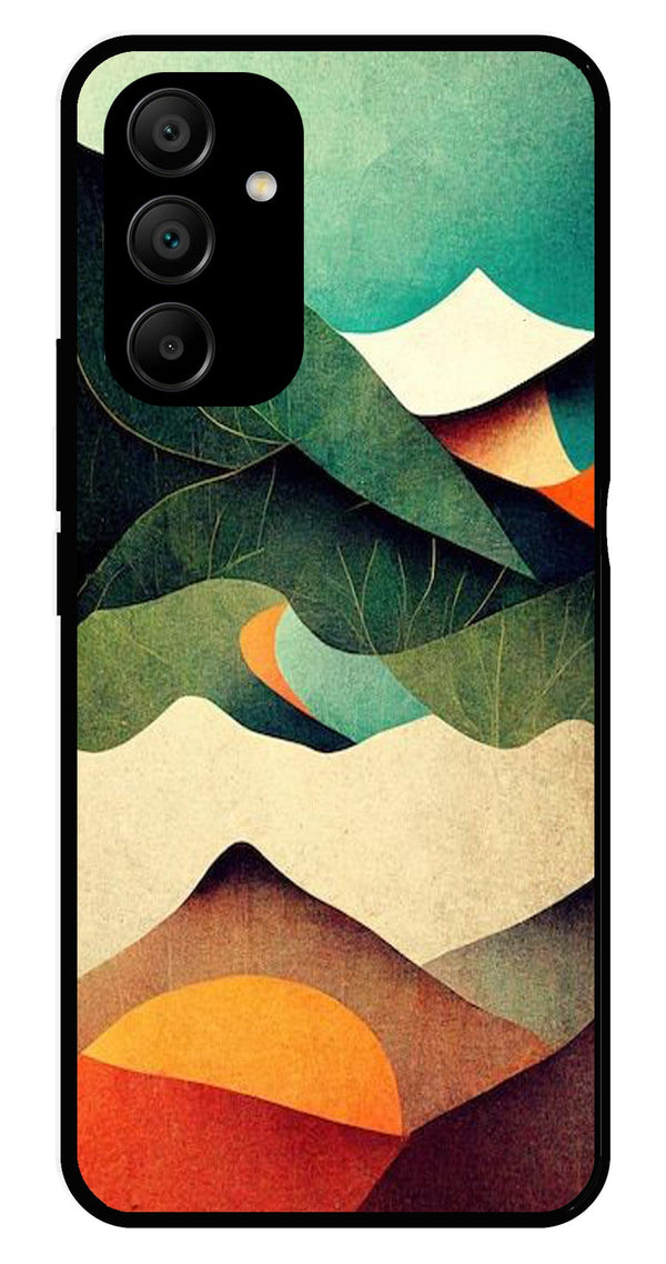 MultiColor Pattern Metal Mobile Case for Samsung Galaxy A15 5G   (Design No -43)