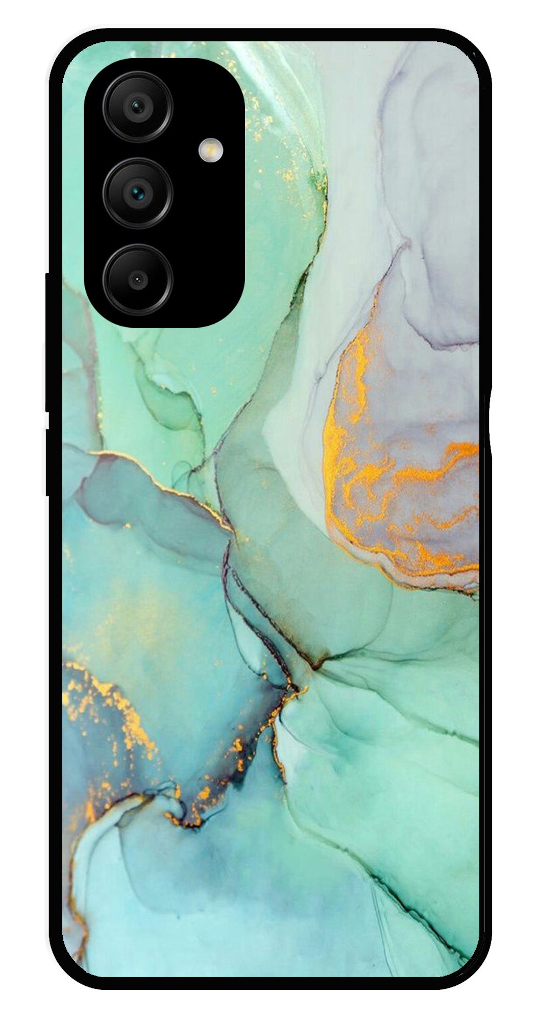 Marble Design Metal Mobile Case for Samsung Galaxy A15 5G   (Design No -46)