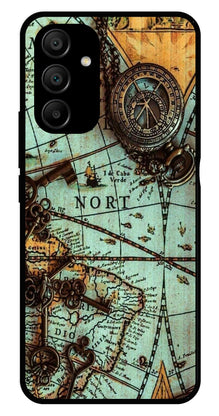 Map Design Metal Mobile Case for Samsung Galaxy A25 5G