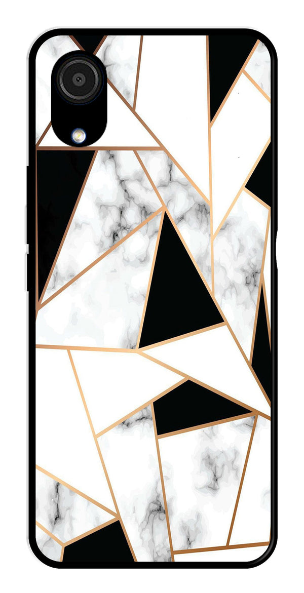 Marble Design2 Metal Mobile Case for Samsung Galaxy A03 Core   (Design No -08)