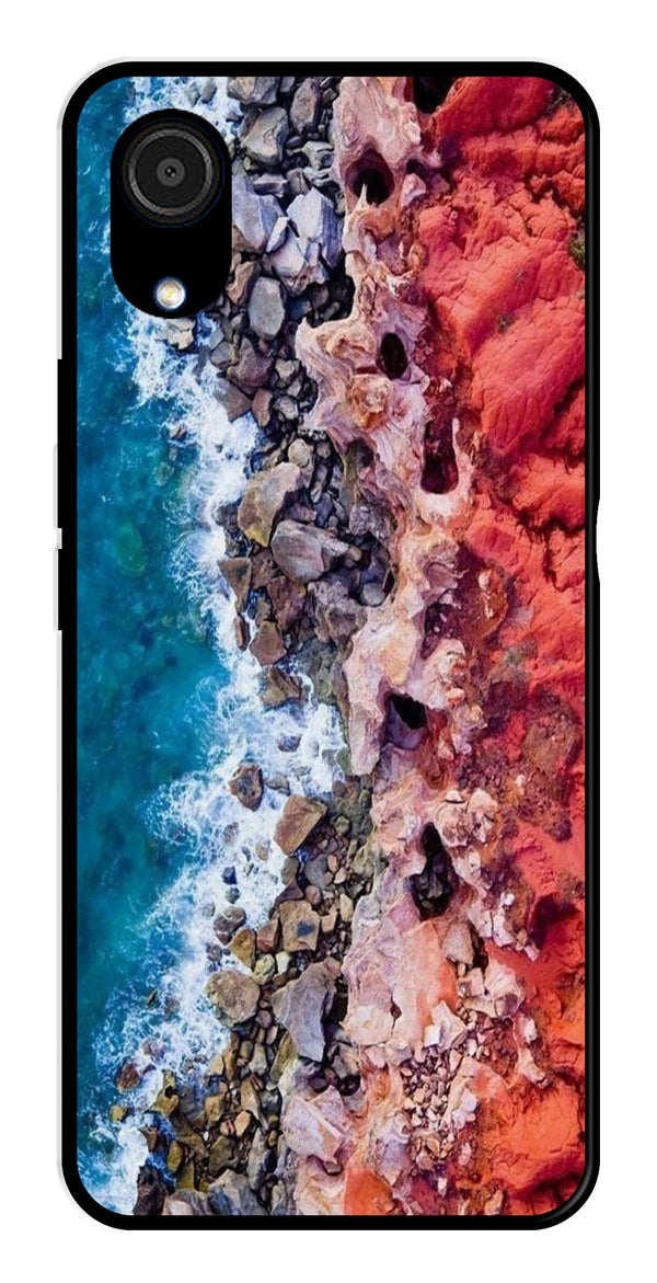 Sea Shore Metal Mobile Case for Samsung Galaxy A03 Core   (Design No -18)