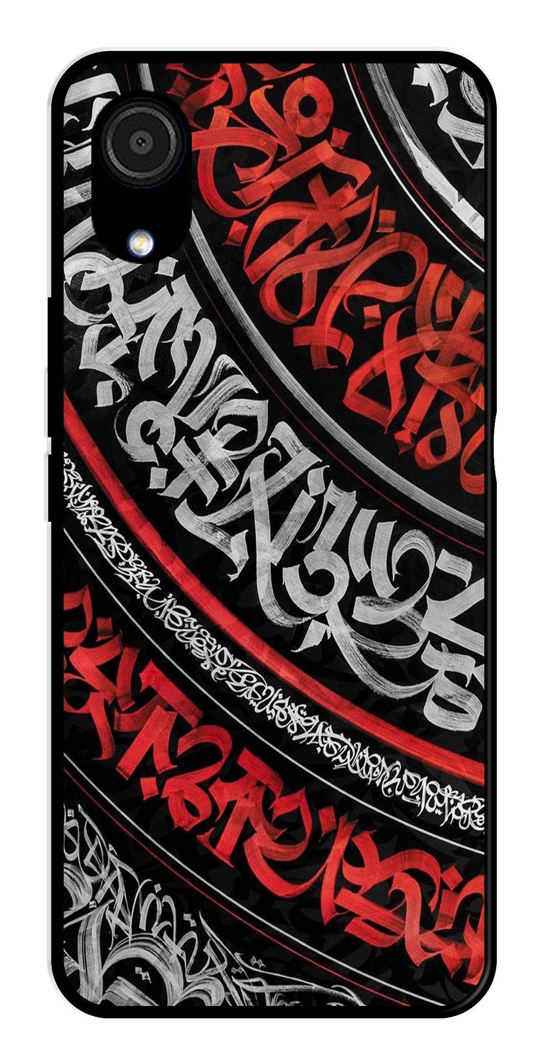 Qalander Art Metal Mobile Case for Samsung Galaxy A03 Core   (Design No -49)