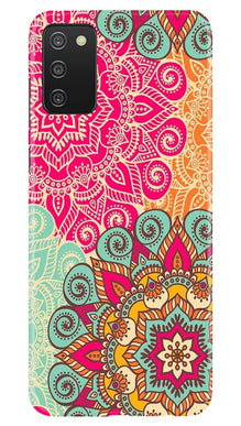 Rangoli art Mobile Back Case for Samsung Galaxy A03s (Design - 6)