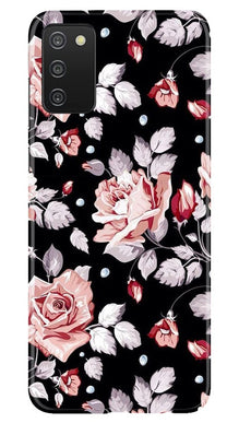 Pink rose Mobile Back Case for Samsung Galaxy A03s (Design - 12)